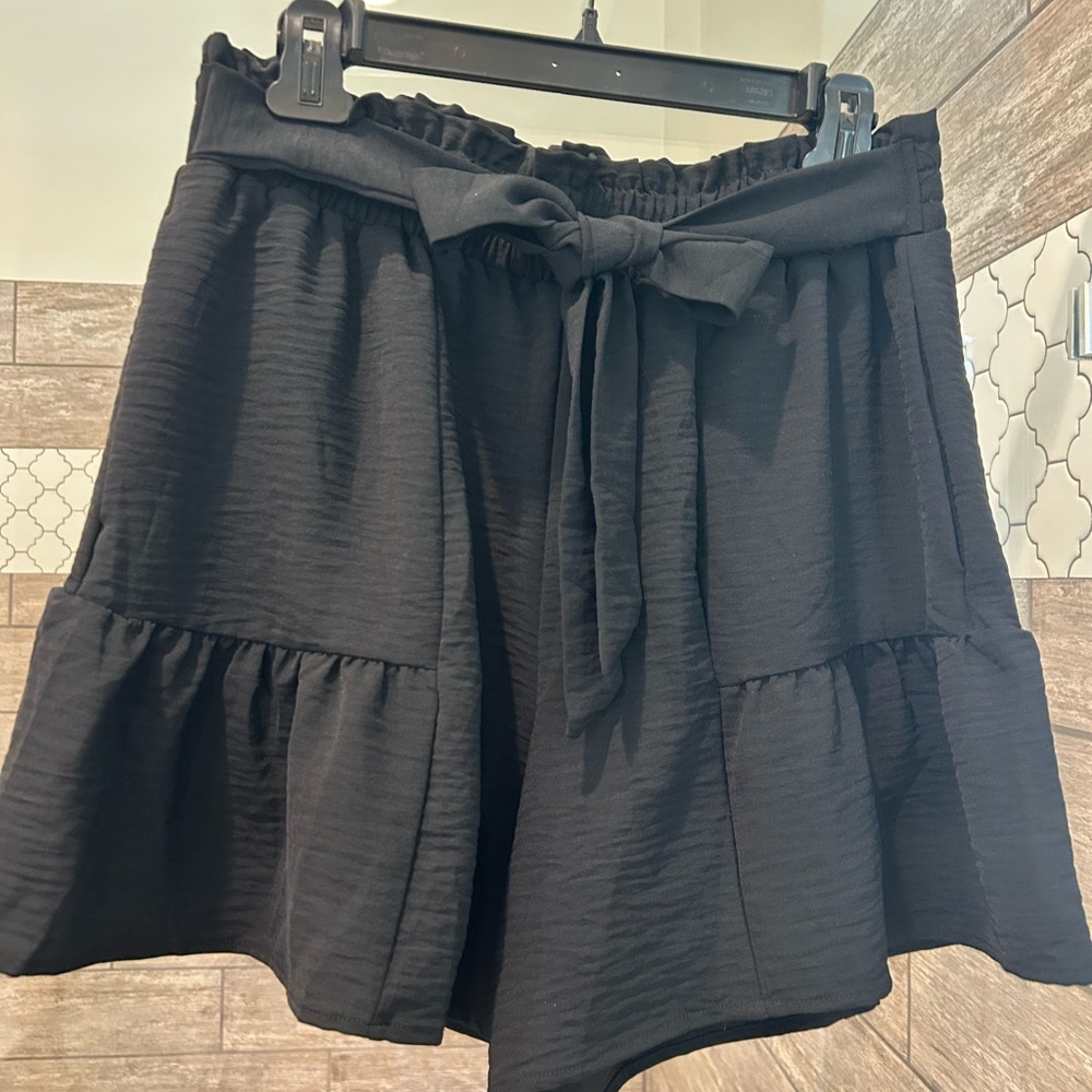 Elegant Black Women's Shorts